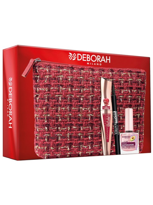 Pochette regalo mascara, eyeliner e smalto Deborah Instant Maxi Volume