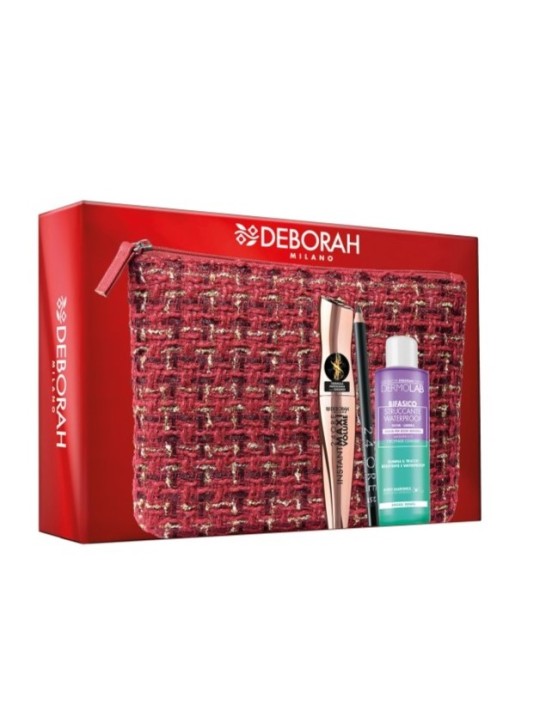 Pochette regalo mascara, matita e struccante Deborah Instant Maxi Volume