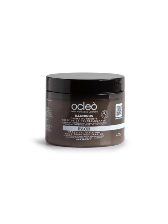 Crema nutriente restitutiva neutralizzante Ocleò Illuminus face 500ml