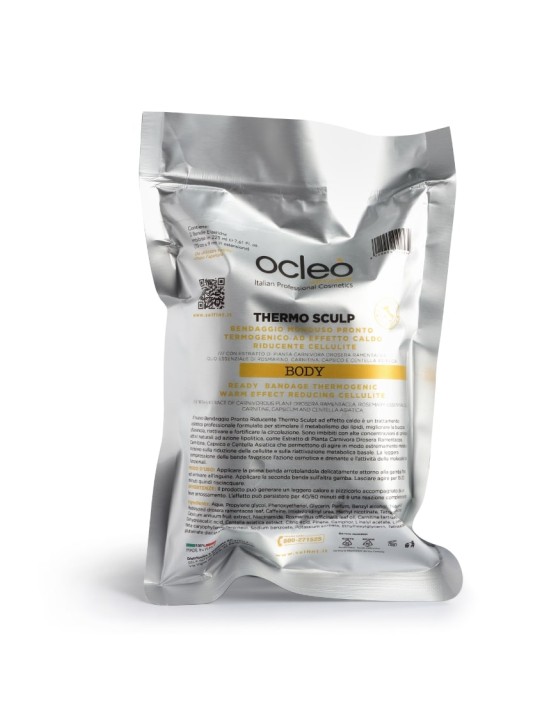 Bendaggio pronto ad effetto termogenico Ocleò Thermo Sculp body 2 bende