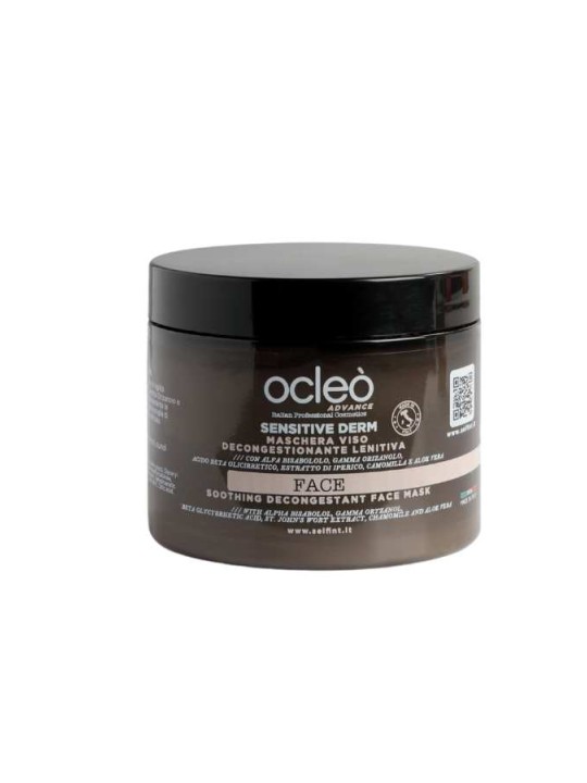 Maschera viso decongestionante lenitiva Ocleò Sensitive Dream face 500ml