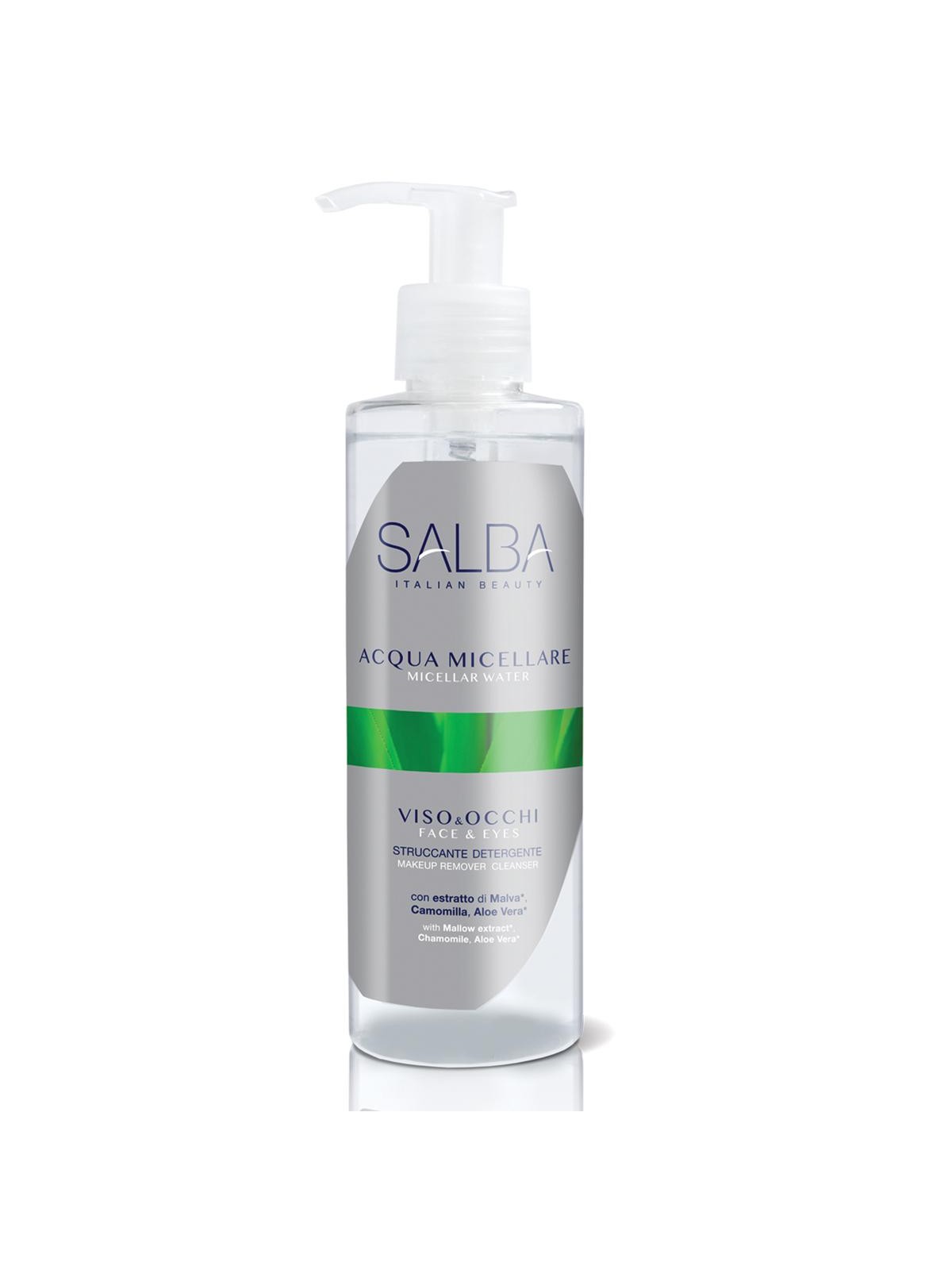 Acqua micellare viso e occhi struccante detergente Salba 200ml