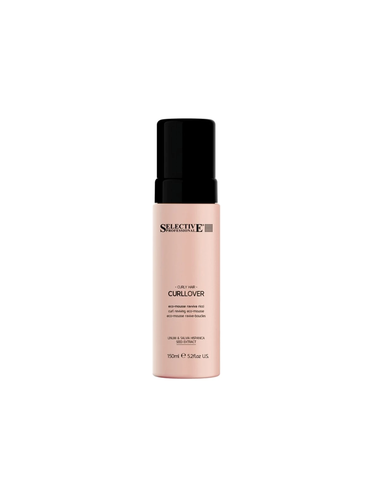 Eco-mousse per capelli ricci Selective Curllover 150ml