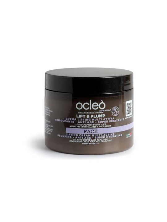 Crema lifting multi-attiva rimpolpante Ocleò Lift&Pump face 500ml
