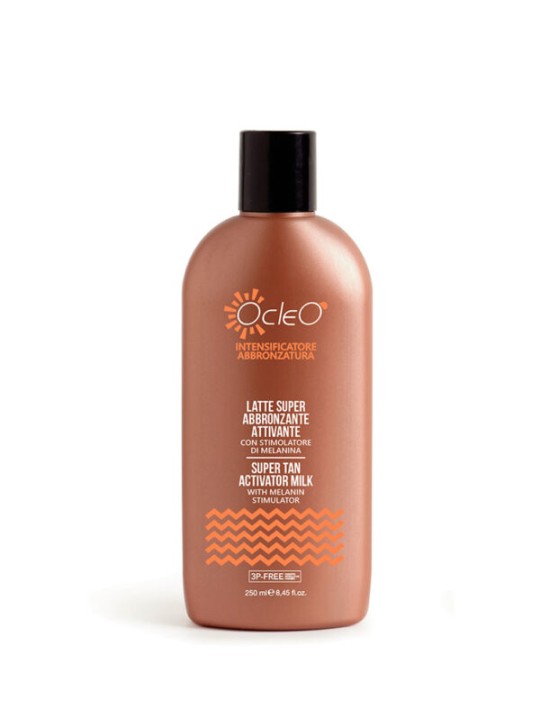 Latte viso corpo super abbronzante attivante Ocleò Sun 250ml