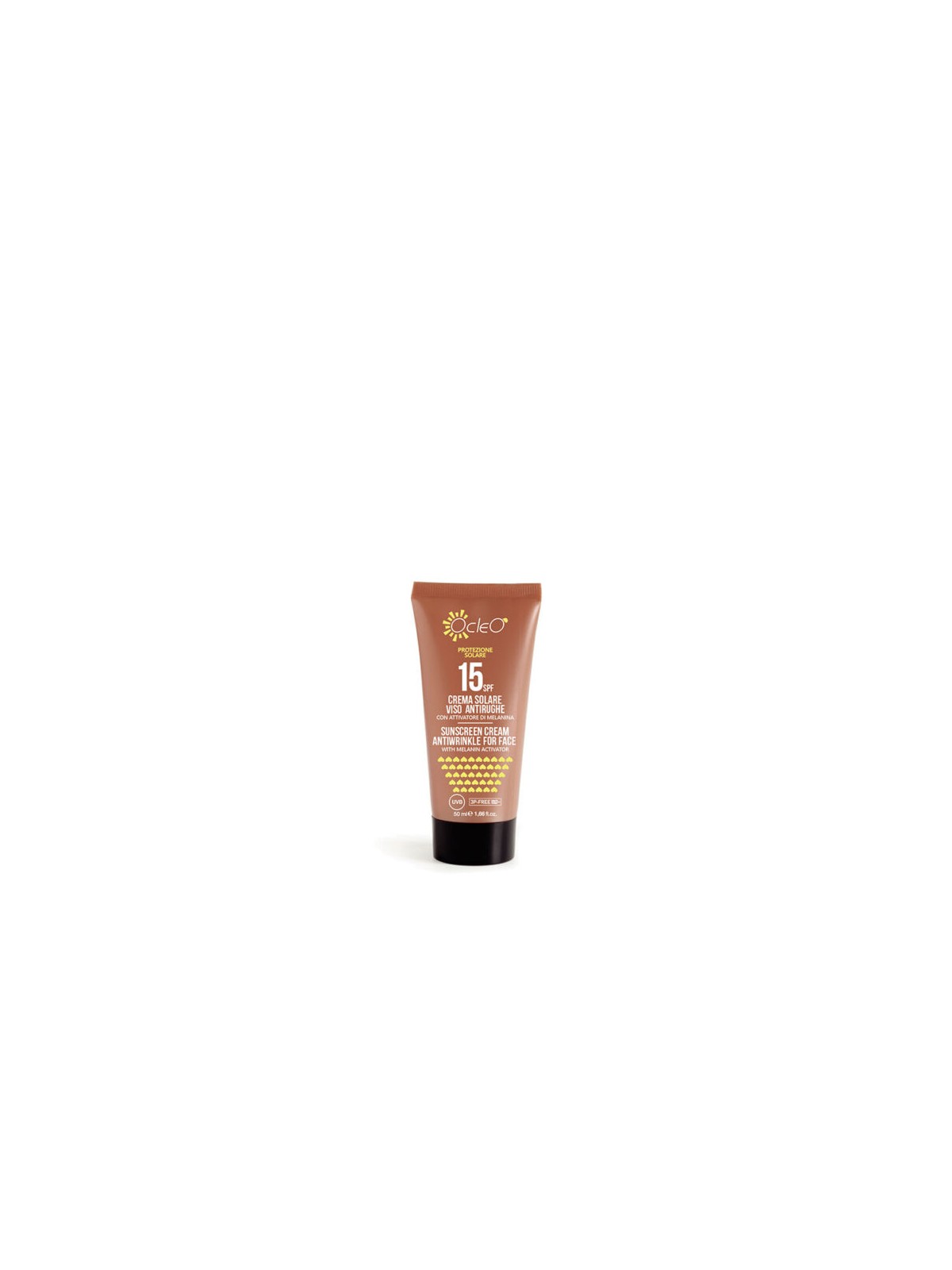 Crema solare viso antirughe SPF15 Ocleò Sun 50ml