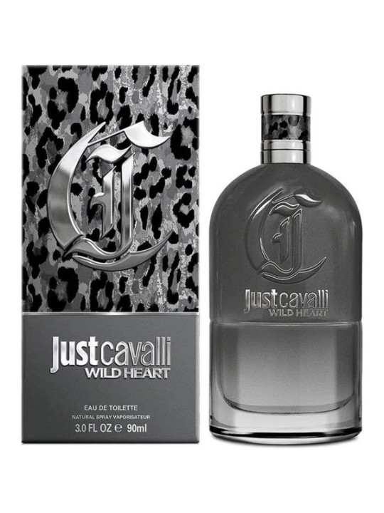 Profumo da uomo Roberto Cavalli Just Cavalli Wild Heart Eau de Toilette 90ml