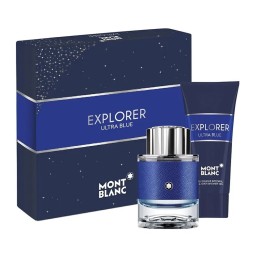 Cofanetto da uomo Montblanc Explorer Ultra Blue EDP + Gel Douche