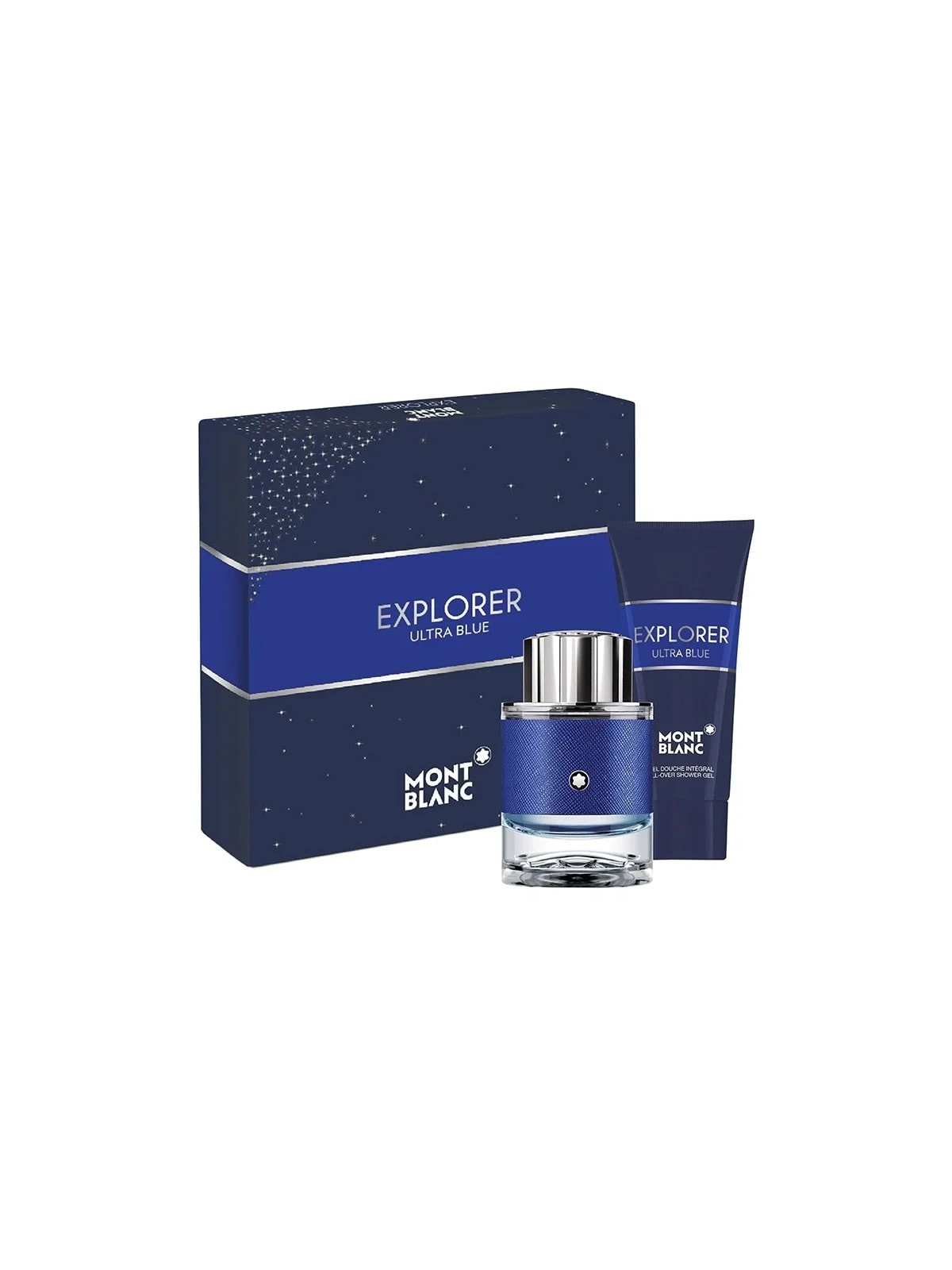 Cofanetto da uomo Montblanc Explorer Ultra Blue EDP + Gel Douche
