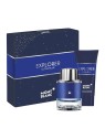 Cofanetto da uomo Montblanc Explorer Ultra Blue EDP + Gel Douche