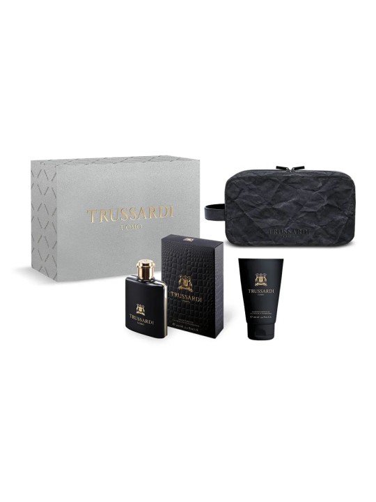Cofanetto da uomo Trussardi EDT + Shampoo & Shower Gel + Beauty