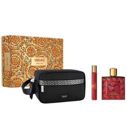 Cofanetto da uomo Versace Eros Flame EDP 100ml e 10ml + Beauty