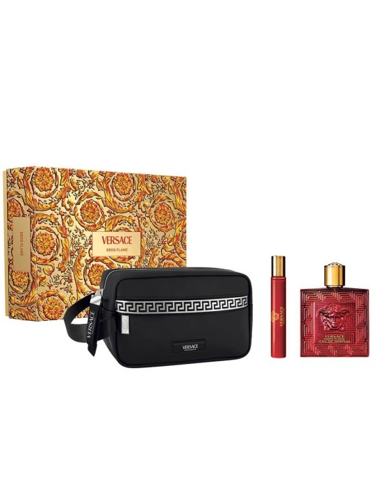 Cofanetto da uomo Versace Eros Flame EDP 100ml e 10ml + Beauty
