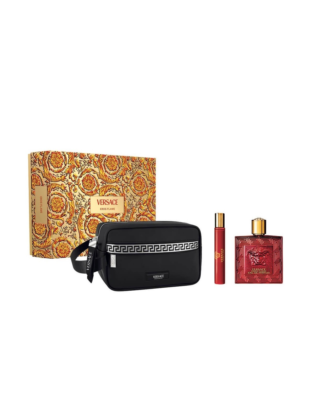Cofanetto da uomo Versace Eros Flame EDP 100ml e 10ml + Beauty