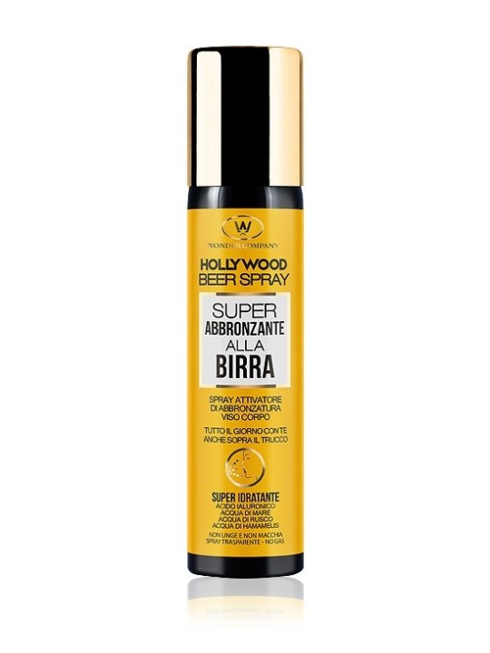 Spray attivatore viso e corpo super abbronzante alla birra Wonder Company 75ml
