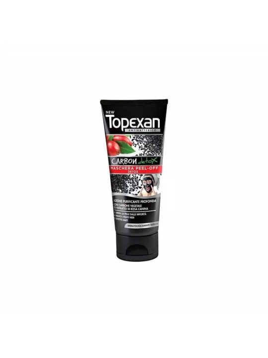 Maschera peel-off detox con carbone vegetale New Topexan 100ml