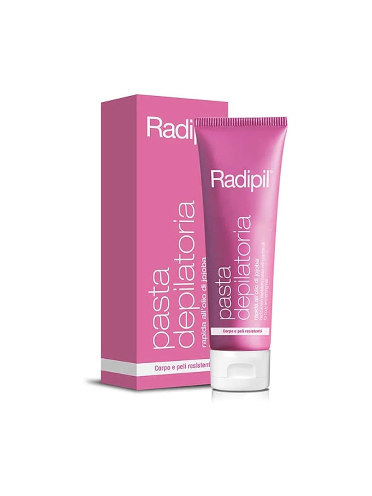 Crema depilatoria rapida all'aloe vera e camomilla bio Radipil 100ml